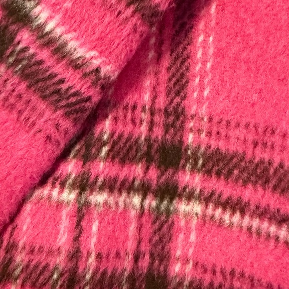 Pink and Black Plaid Trench Coat-Fashion Nova - Picture 8 of 9